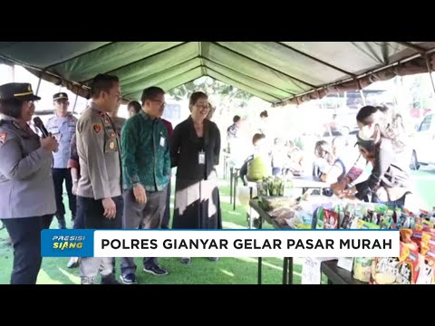 POLRES GIANYAR GELAR PASAR MURAH