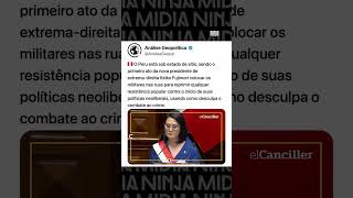 🚨Keiko Fujimori coloca militares nas ruas do Peru para inibir manifestações contra sua presidência🚨