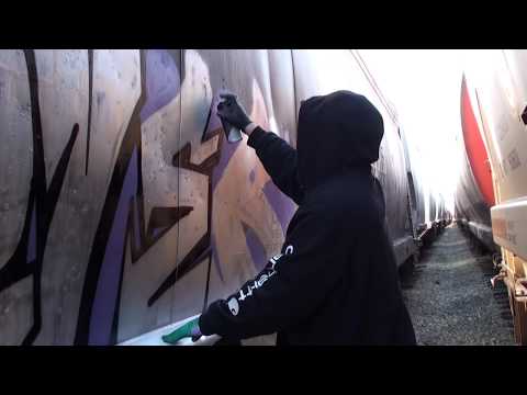 Train Graffiti - Big Miles SDK - Stompdown Killaz - Canada
