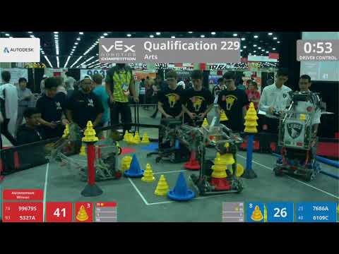 2018 VRC Arts Q229 - 99679S 5327A vs 7686A 6109C - 57 to 97