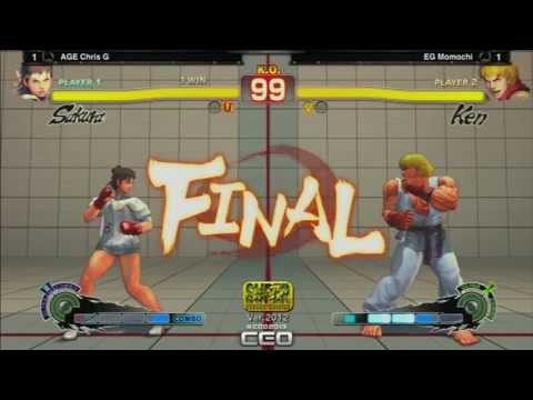 CEO2013: SSF4: AE Ver. 2012 - Losers Finals - AGE Chris G vs EG Momochi