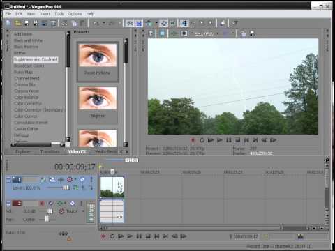 Sony Vegas Extend Video Clip