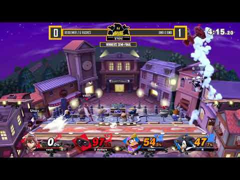 CN:B-Airs #222 - Redeemer Z & Vashes vs Uno & 6WX - Winners Semi-Final - Super Smash Bros. Ultimate