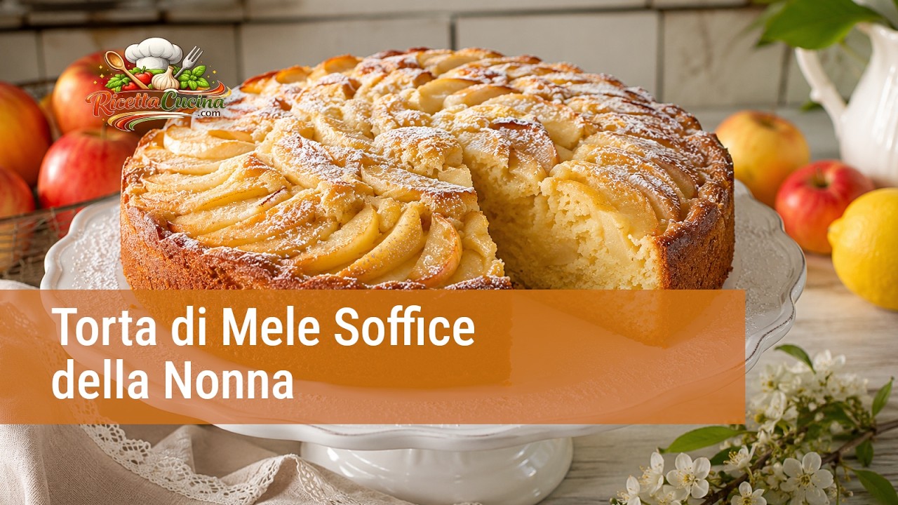 Anteprima video di Video Ricetta Torta di Mele Soffice della Nonna