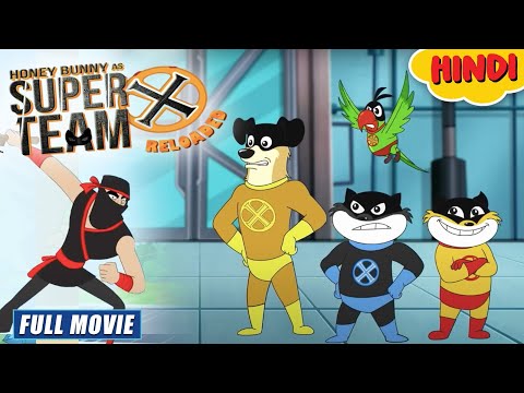 Honey Bunny & Super Team X Reloaded | Movie In Hindi | Cartoon For Kids | YO Kids