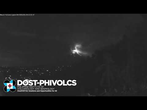 Mayon Volcano continue to shed 'uson,' rockfall, according to PHIVOLCS | GMA Integrated News