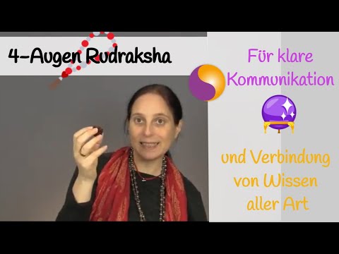 4-Augen Rudraksha (4 Mukhi) - Für klare Kommunikation und Verbindung von Wissen aller Art