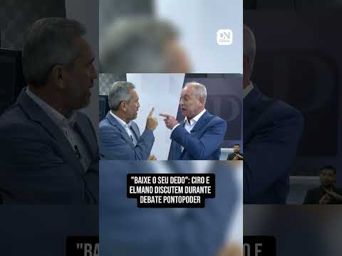 Ciro e Elmano 'batem boca' ao discutirem sobre investigações contra aliados: 'Baixe seu dedo'