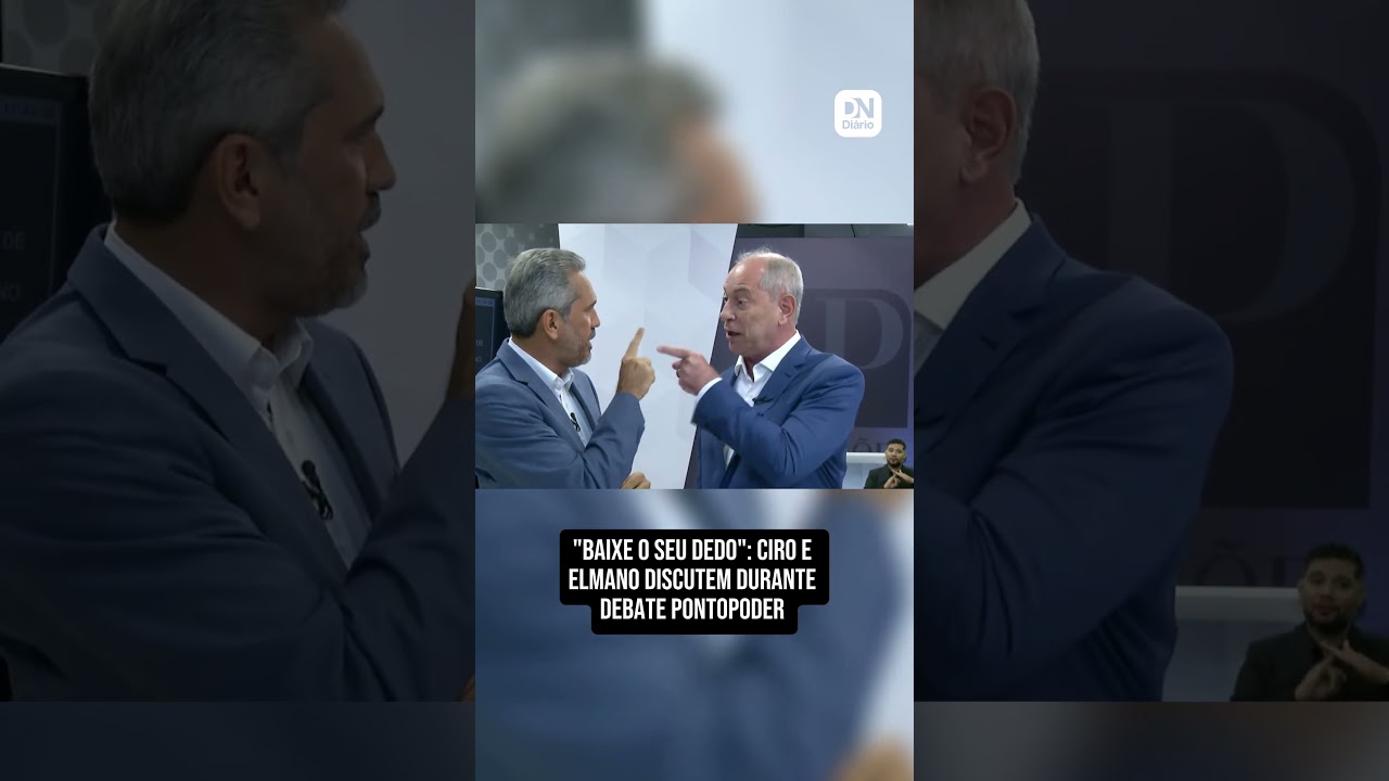 Imagem da notícia Ciro e Elmano 'batem boca' ao discutirem sobre investigações contra aliados: 'Baixe seu dedo'