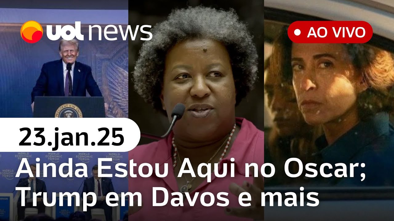 Justiça bloqueia ordem de Trump; Ainda Estou Aqui e Fernanda Torres no Oscar e + ao vivo | UOL News