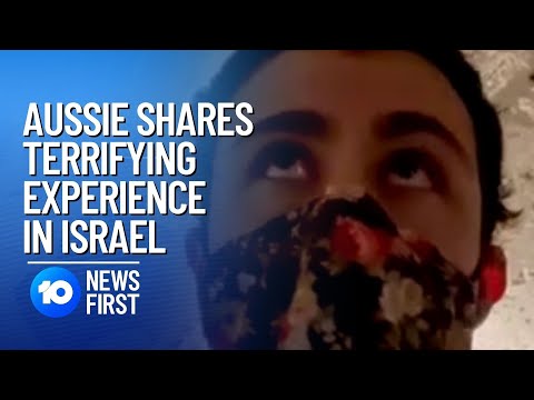 What Israel-Palestine Conflict Sounds Like From Bomb Shelter | 10 News First
