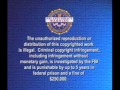 DreamWorks Home Entertainment Warning Screen 2005 2006 VHS Version