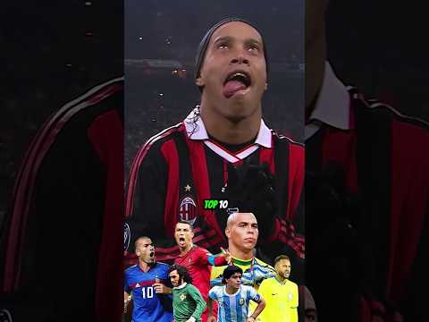 lista com os 10 melhores jogadores de futebol da história do esporte #futebol