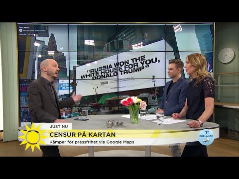 Tapetserar Google Maps med censurerad text: "Vi återerövrar de här platserna" - Nyhetsmorg