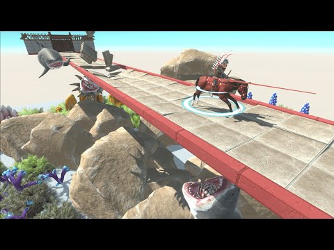 ALL UNITS - MEGALODON ATTACK - Animal Revolt Battle Simulator