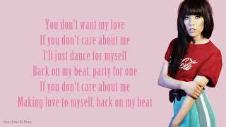 Carly Rae Jepsen - Party For One | Lyrics Songs