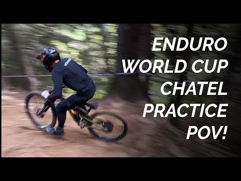 Practice laps at the Chatel EDR! Final enduro race of the year.