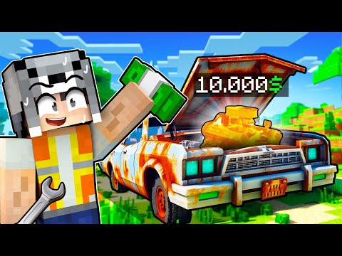 HURDA ARABALARI TAMİR EDİP MİLYARDER OLDUM - Minecraft