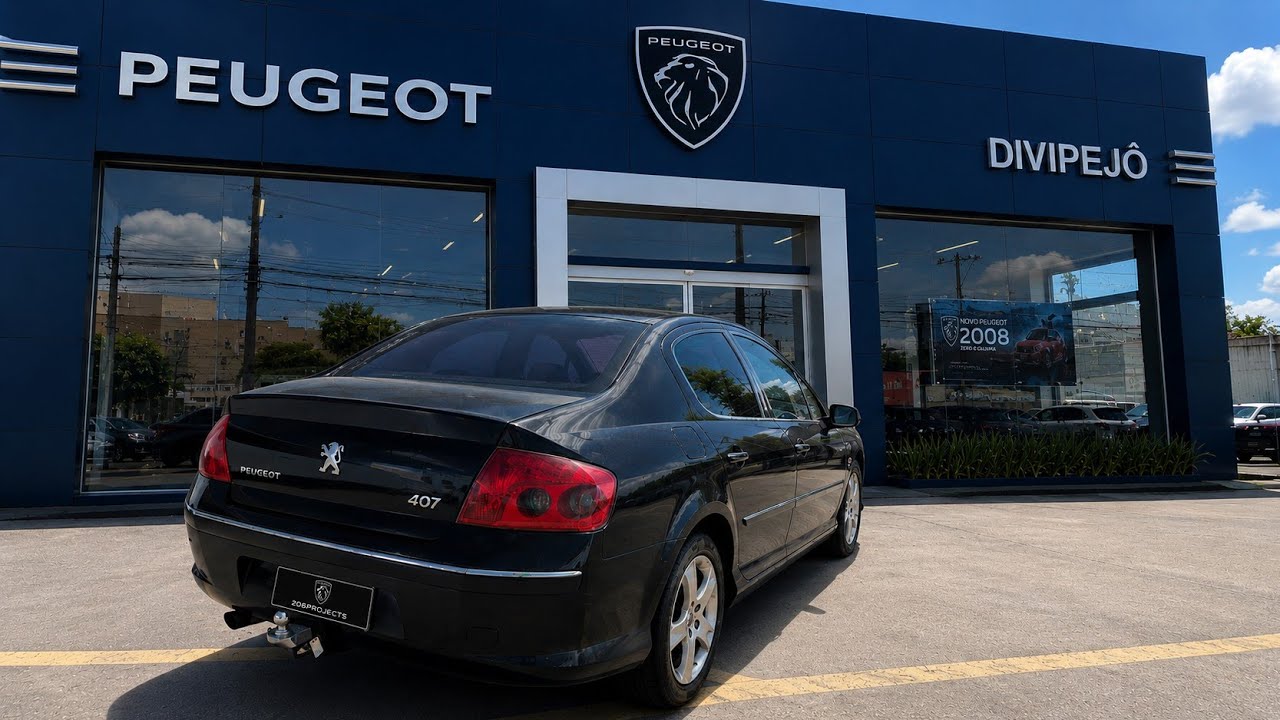 ANDEI NO PEUGEOT 407 V6 QUE QUASE NINGUÉM CONHECE!