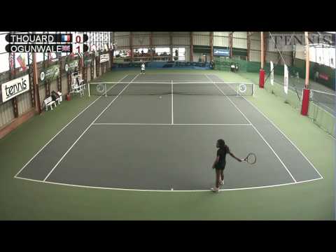 THOUARD (FRA) vs OGUNWALE (GBR) - Open Super 12 Auray Tennis - Court 2