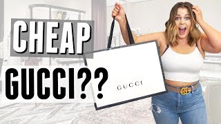 I Went to the Secret Gucci Discount Store (Gucci Items Under $100)