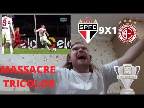#REAÇÃO SÃO PAULO 9X1 4 DE JULHO #REACT (3° FASE DA COPA DO BRASIL 2021 - VOLTA)