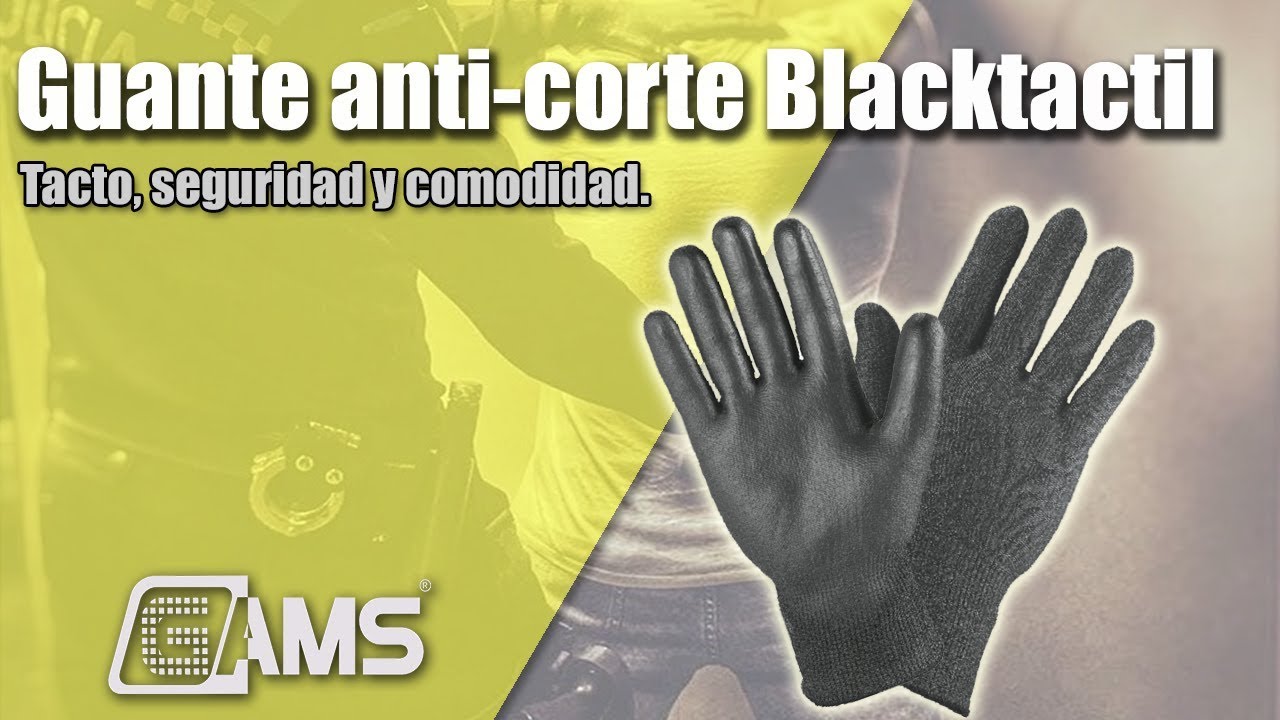 Guante anti-corte Niv. 5 Blacktactil.