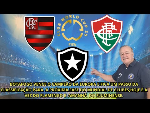 A VITÓRIA HERÓICA DO BOTA X PSG, O MENGÃO QUE ENFRENTA O CHELSEA HOJE, E O FLUZÃO QUE JOGA AMANHA.