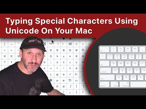 Typing Special Characters Using Unicode On Your Mac