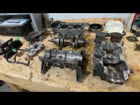 Komplette Zerlegung des defekten Motors einer RMK Pro von 2017.