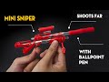 How To Make A Mini Sniper Rifle From Ballpoint Pens