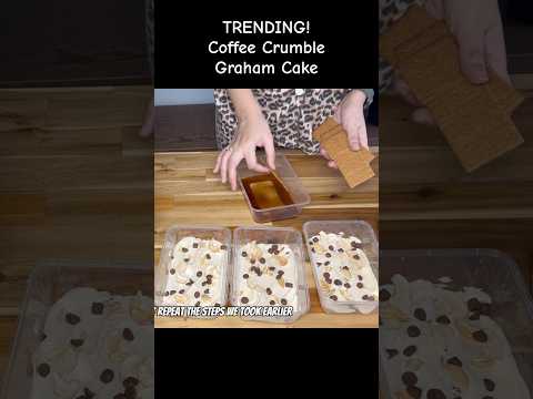 COFFEE CRUMBLE GRAHAM ICE CREAM CAKE BAR PERFECT DESSERT OR FOOD BUSINESS IDEA #grahamcake #dessert