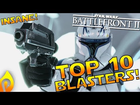 Top 10 Blasters In Star Wars Battlefront 2!