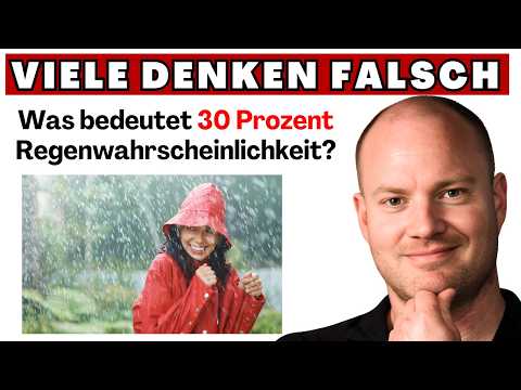 Many people think completely wrong. Are you too? | Chance of rain, butcher's job, shopping