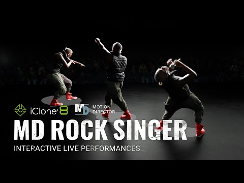 MD Rock Singer l Interactive Live Performances for iClone
