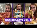A Full Day Of Eating In NYC Bagels Pizza Chinatown Costco Etc KarissaEats Compilation Vol 1