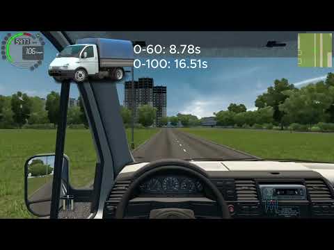 All Cars Acceleration in City Car Driving