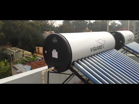 V guard solar water heater 125 ltr