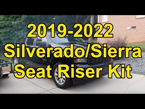 [HOW TO] Install a Seat Riser Kit on a 2019-2022 Silverado (Manual Seats)