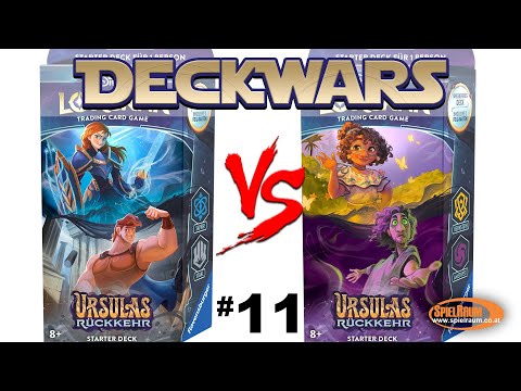 Lorcana Deckwars 11 - Ursulas Rückker Starter Decks - Helden VS. Madrigal