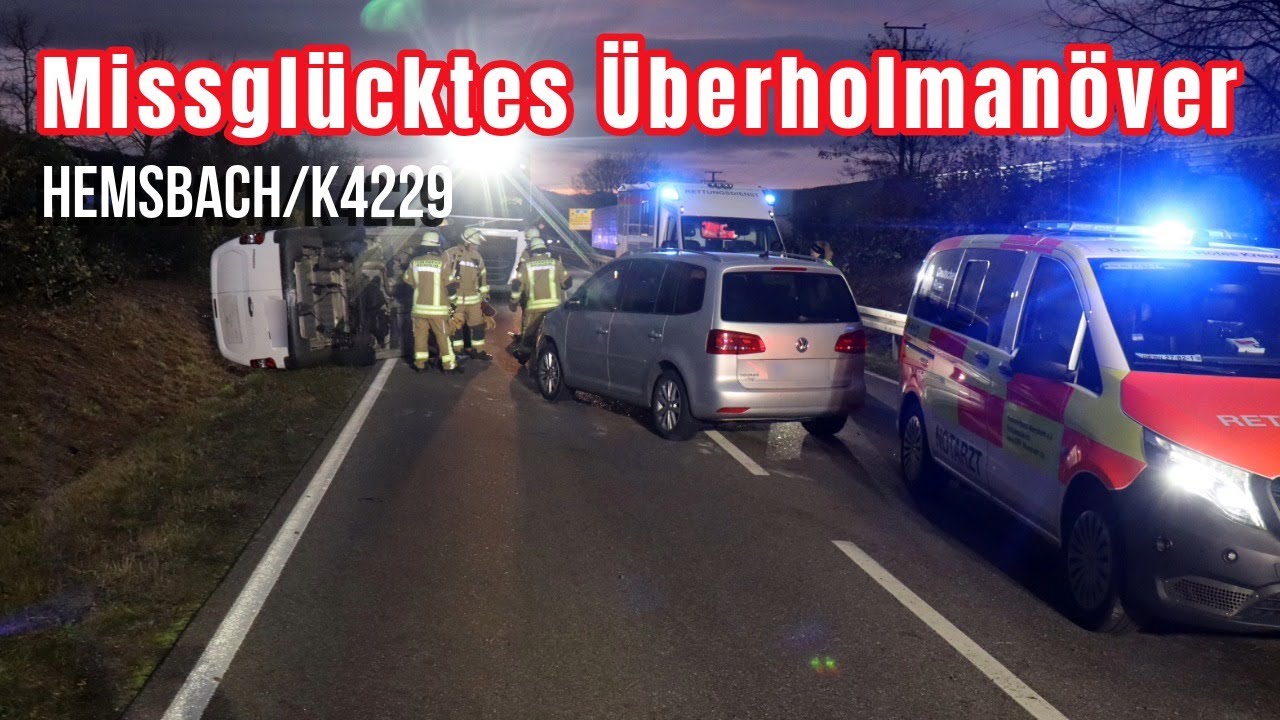 Missglücktes Überholmanöver auf der K4229