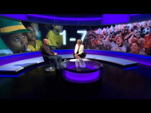 Brazil 1 Germany 7 BBC Newsnight 2014