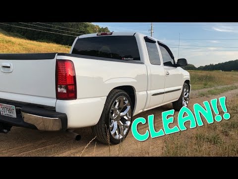 2006 GMC SIERRA LOWERED | 2/4 DROP| 22" SNOWFLAKES