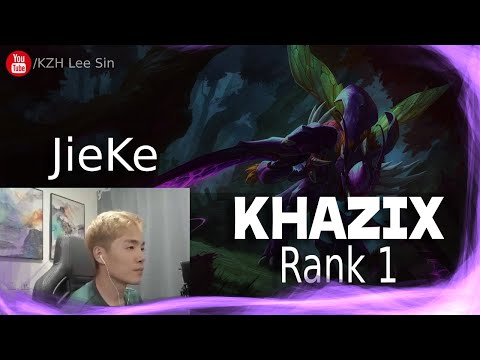🔴 JieKe Khazix vs Lee Sin Jungle - JieKe Rank 1 Khazix Guide