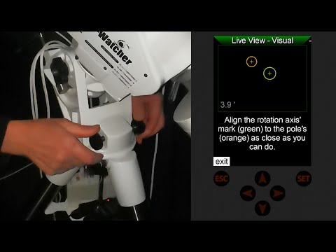 Mgen3 polar alignment via platesolving (english)