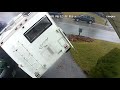 Tornado Tossed Truck Camper Captured on Video