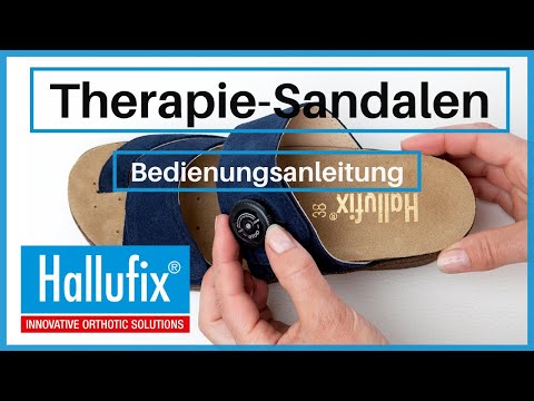 Hallufix®- Therapie – Sandalen Bedienungsanleitung