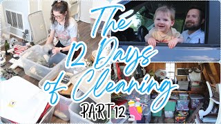 12 DAYS OF CLEANING | SPRING CLEANING | PART 12 | CLEANING, ORGANIZING, & DECLUTTERING MOTIVATION