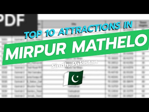 Top 10 Hidden Gems in Mirpur Mathelo 🌆✨