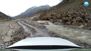 Driving through Water Streams - Kaza to Manali